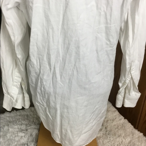 Perry Ellis Portfolio Large (16) 32/33 white button down long sleeve shi… - Picture 3 of 11